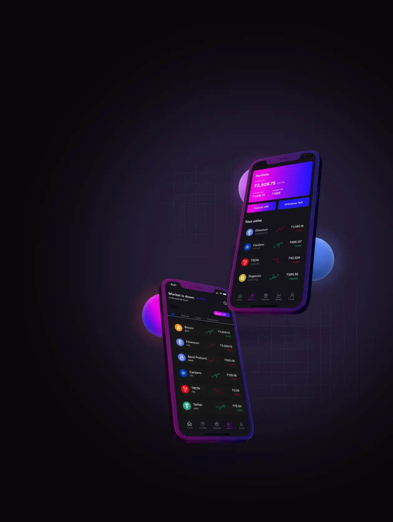 Instant iQuix +360 - Sign up" or "Establish a profile